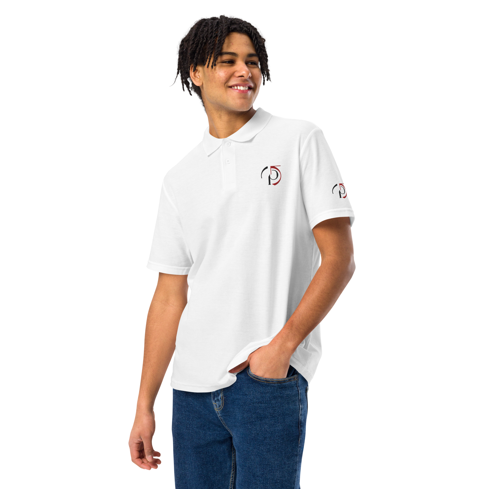 Unisex pique polo shirt